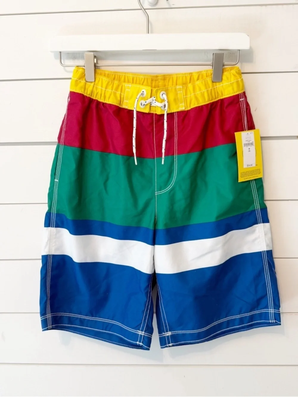 NWTs Gap | Boys Multicolor SPF 50 Swim Trunks Size 8 (Medium)